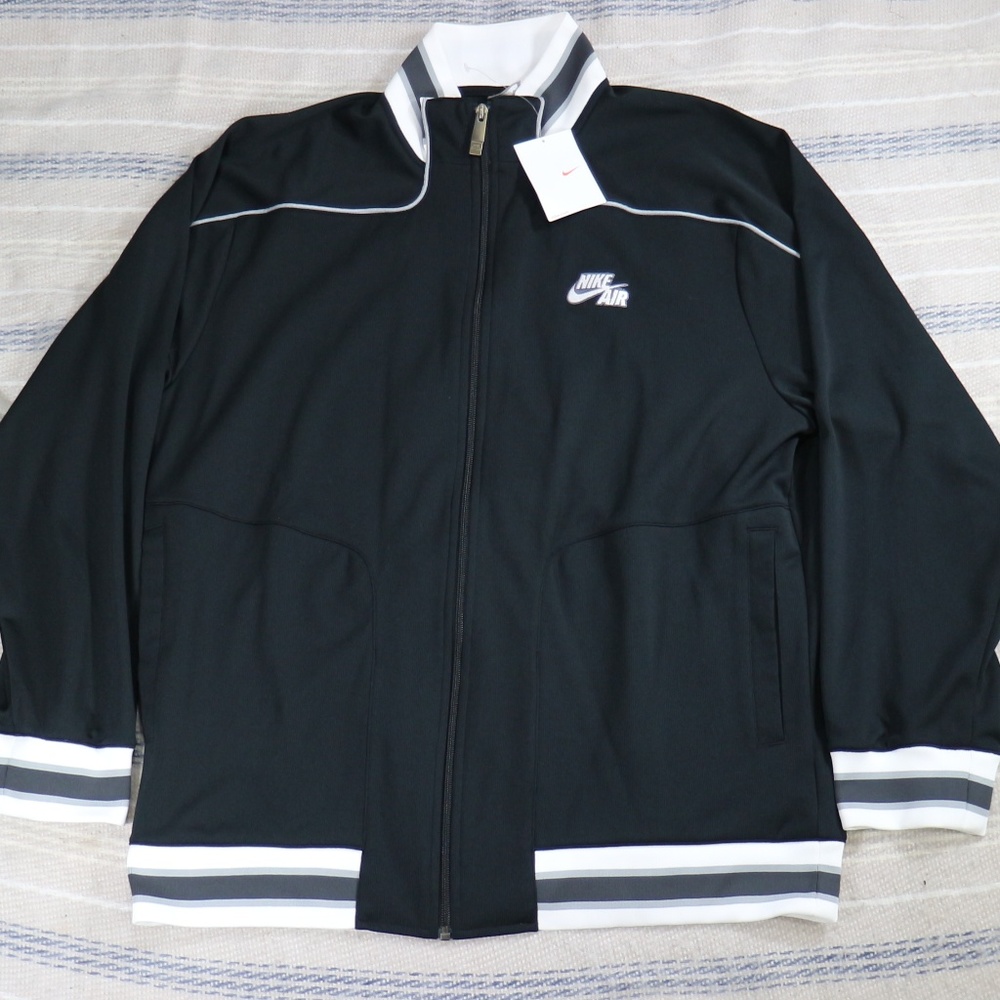 NIKE AIR Striped Mens Active Track Jacket NWT Sz Med - Picture 5 of 7